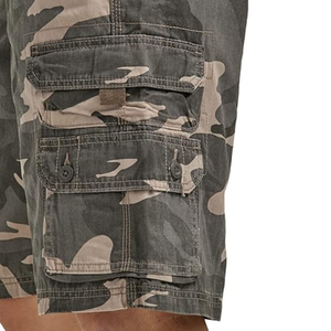 <b>Lightweight</b> Fit Elastic Waist Camouflage Printed <b>Cargo</b> <b>Shorts</b> <b>Men</b> Cotton Utility Side Flap Pockets Casual Summer <b>Shorts</b> For <b>Men</b> - Product Image 6