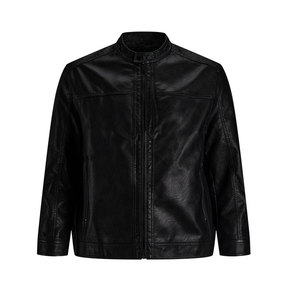 Leather Motorcycle <b>Jacket</b> Leather <b>Racer</b> Black Leather <b>Jacket</b> for Men - Product Image 6