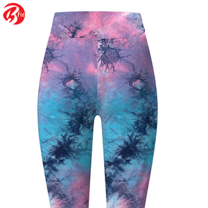Leggings d'entraînement imprimés par sublimation pour femmes Pantalon d'entraînement avec contrôle du ventre Leggings de yoga respirants à taille haute - Product Image 5