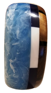 Nuevo Brazalete de Resina Vintage de Alta Calidad, Hecho a Mano, Modelo de Ángel y Flor, Recién Llegado, Altamente Pulido, Regalos de Boda para Mujer - Product Image 2