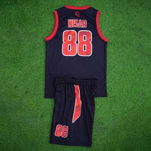 Custom Made Basketball <b>Kit</b> For Men High Quality Basketball Uniform 100% Polyester Wholesale Basketball <b>Kit</b> - Product Image 4