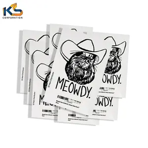 Tùy Chỉnh Meowdy Texas Mèo Meme Không Thấm Nước Vinyl Sticker Cho Cửa Sổ Xe Máy Tính Xách Tay, Tường, Tủ Khóa Và Mũ Bảo Hiểm Trang Trí