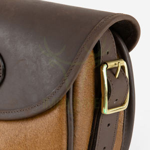 Imprem impex กระเป๋าหนังวัวเกรดพรีเมี่ยม, กระเป๋าใส่ตลับ100ที่ทนทานปรับแต่งได้ตลับบรรจุอุปกรณ์ล่าสัตว์ได้ง่าย - Product Image 4