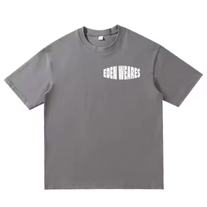 เสื้อยืดผ้าซาตินสีแอซิดสำหรับทั้งชายและหญิงเสื้อแขนสั้นผ้าซาตินพิมพ์ลายโลโก้บนจอ220GSM รุ่นเฮฟวีเวตสำหรับผู้ชายวินเทจ - Product Image 6