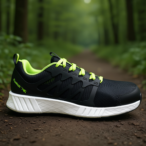 Fusion Flexweave S1P SRC ESD <b>Work</b> Safety <b>Shoe</b> Size 43 W.11 Black/Lime Green - Product Image 3