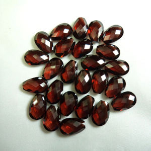 100% โกเมนสีแดงธรรมชาติลดกระหน่ำอัญมณีอัญมณีหลวมคุณภาพสูงสำหรับการทำเครื่องประดับ - Product Image 1