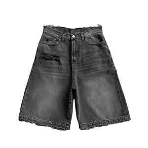 กางเกงยีนส์ขาสั้นแฟชั่นผู้ชายแบบใหม่สั่งทำขายส่ง ผ้าเดนิมยีนส์ขาดๆ สำหรับผู้ชาย ปากีสถาน 2026 - Product Image 1