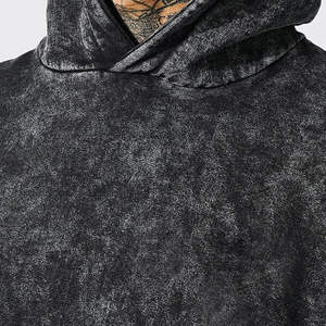 Conjunto Deportivo de Hombre con Sudadera y Pantalones Jogger con Lavado Ácido, Ropa Deportiva de Invierno con Forro Polar, Logotipo Personalizado, Venta al Por Mayor, Calidad de Exportación OEM - Product Image 3