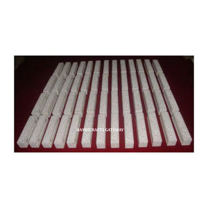 Boîtes de rangement pour crayons en marbre blanc faites à la main de forme rectangulaire utilisées pour la vente en gros et en fournisseur de cadeaux et d'entreprise - Product Image 1