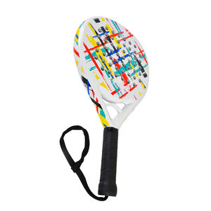 Raquette de tennis à pagaie de conception OEM personnalisée en gros avec filet en nylon en fibre de carbone 3K de haute qualité pour l'extérieur - Product Image 2