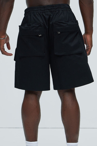 Custom OEM Anti-Wrinkle Men's Mid Waist 100% Cotton Lightweight Quick Dry Cargo Shorts <b>Athletic</b> Fit Casual Wear - Product Image 5