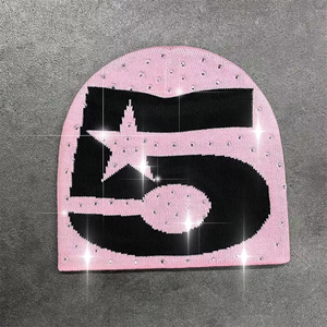 Gorro de Invierno Premium para Hombre, con Logotipo y Diseño Personalizados, Gorros con Pedrería Premium, Gorros Transpirables con Estampado Personalizado para Unisex - Product Image 4