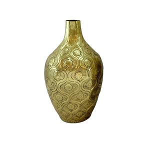 Florero decorativo de Metal para el hogar, jarrón de la mejor calidad con recubrimiento de Color dorado, para la Oficina y el Hotel, venta al por mayor - Product Image 6