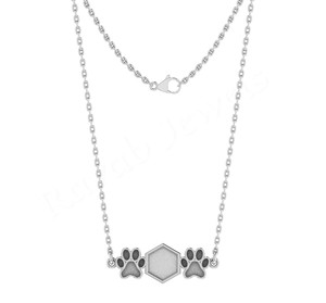 สร้อยคอฝาหกเหลี่ยมปรับแต่งได้คุณภาพสูงคอลเลตต์ยอดนิยมสำหรับผู้หญิงเป็นของขวัญสำหรับการตั้งค่าว่าง - Product Image 4