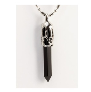 Pendentif en acier au titane pour hommes européens et américains Street Fashion Hip Hop Personnalité créative avec pierre de zircon pour les fêtes - Product Image 5