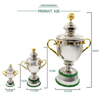 Nouvelles médailles et trophées sportifs en métal, design personnalisé, gravure sur mesure, trophées de football pour compétitions