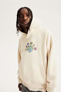 เสื้อมีฮู้ดแขนยาวสีขาวสำหรับผู้ชาย, เสื้อกันหนาวแขนยาวทรงหลวมใส่สบายมีกระเป๋าด้านข้างทำจากผ้าคอตตอนผสมเจอร์ซีย์เสื้อมีซับในสำหรับฤดูหนาว - Product Image 5