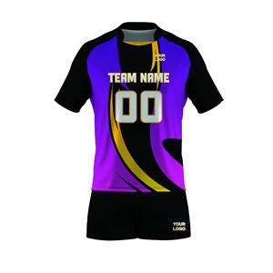 ชุดเครื่องแบบวอลเลย์บอลสำหรับผู้หญิงผ้าโพลีเอสเตอร์แห้งเร็วป้องกันการหดตัวใส่สบายชุดทีมพิมพ์ลายสำหรับทุกเพศ - Product Image 5