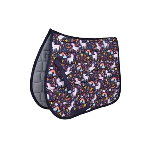 Latest Collection Horse Riding Equestrian All Purpose Saddle Pad Dressage Cotton Horse Saddle Pad