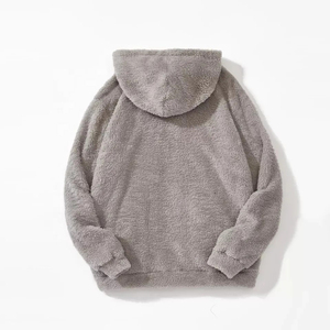 OEM Logo personnalisé Sweat à capuche en polaire Sherpa lourd Fabricant sur mesure de haute qualité Sweat à capuche unisexe en polaire Sherpa zippé - Product Image 1