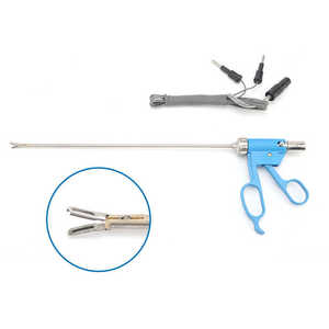 Forceps en acier inoxydable, plastique, laparoscopique, électrique, bipolaire, instrument de coagulation, ensemble Maryland atraumatique, Narham Enterprises - Product Image 3