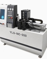 Scie à découper automatique à double séparation YLS-NC-550 pour aluminium, 550 mm, alimentation servo, pour atelier de fabrication de fenêtres et de portes