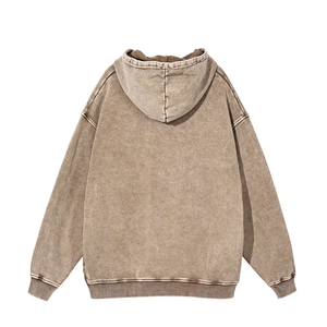 Sudadera con capucha de lujo de gran tamaño de 500Gsm con capucha de felpa francesa Unisex de peso pesado Hip Hop ropa de calle en blanco con estampado de logotipo personalizado sudaderas con capucha para hombres - Product Image 2