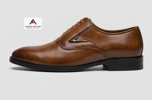 <b>Men's</b> Premium <b>Breathable</b> Oxford Dress <b>Shoes</b> Classic Brown Lace-Up Toe Formal Business Office Footwear <b>for</b> All Seasons Wedding - Product Image 4