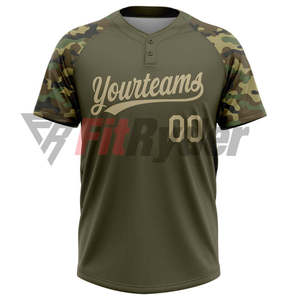 Maillots de baseball/softball respirants personnalisés pour hommes et femmes maillots de baseball pour hommes de couleur et de taille personnalisées vente en gros pas cher - Product Image 2