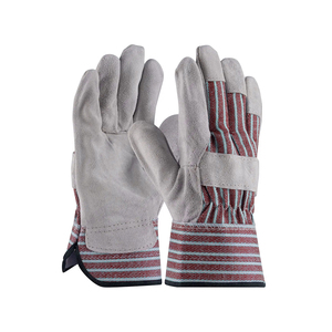 Gants de travail en cuir personnalisés avec prix de gros transfert de chaleur imperméable coton doux gants en cuir pour hommes - Product Image 1