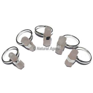 Grossiste pierre de guérison rouge jaspe pyramide anneau fournisseur | Anneau de pyramide jaspe rouge pour bijoux - Product Image 3