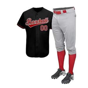 Uniforme de béisbol para hombre, camiseta de béisbol profesional de tela superventas, camiseta de softbol transpirable personalizada - Product Image 2