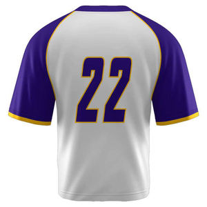 Maillots de lacrosse sur mesure de haute qualité, nouveau design du Nouvel An, réversibles, en Spandex/Coton, impression par décharge, séchage rapide - Product Image 4