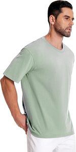 Conception personnalisée de haute qualité hommes 100% coton t-shirt classique décontracté col rond solide t-shirt pour hommes - Product Image 3