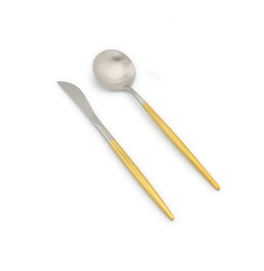 ชุดช้อนทองเหลืองหลายชนิดสำหรับผู้ถือห้องครัวสำหรับ spatulas ช้อนที่คีบและชุดมีดเหล็กกระจกเพิ่มเติมทำในอินเดีย - Product Image 5