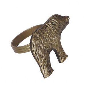 Anneau de serviette en métal DESIGN aluminium pour décoration de noël et de mariage - Product Image 2