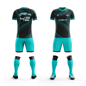 Venta al por mayor 2024 uniforme de fútbol de los hombres nuevo estilo transpirable ropa deportiva con logotipo personalizado precio de fábrica camiseta de fútbol - Product Image 4