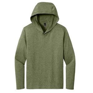 Sudadera con capucha ligera y cremallera completa unisex Tri-blend de ropa con logotipo personalizado, - Product Image 3