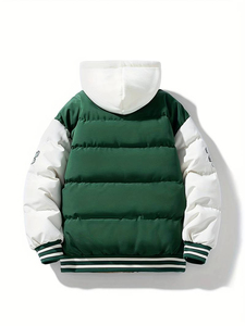 Wholesale Puffer <b>Jacket</b> With Custom Embroidery Warm Winter <b>Jacket</b> Plus Size Windbreaker Hooded <b>Jacket</b> for Men's Thick &Stylish - Product Image 3