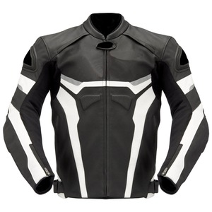 Chaqueta de Cuero Premium para Motociclistas, Color Rojo y Negro, Estilo Deportivo, con Protección CE - Product Image 1