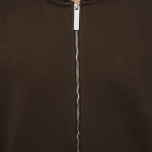 Coupe régulière hommes de haute qualité 100% coton français éponge sweats à capuche brodés DTG impression personnalisée fermeture éclair bidirectionnelle Double poche longue - Product Image 5