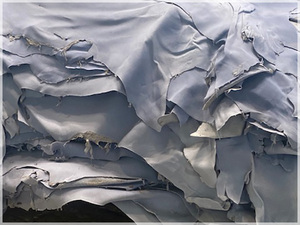 Feuilles de cuir de peau de vache fendu bleu humide haute performance cueillies à la main pour les ceintures de tapisserie d'ameublement Fabrication de chaussures Maroquinerie - Product Image 3