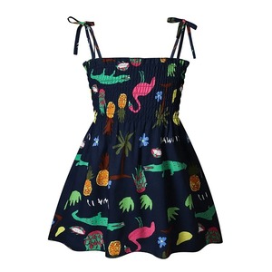 Vente en gros de robe de soirée pour bébés filles de qualité supérieure dernière mini conception de tailles de couleurs personnalisées styles fabriqués au printemps en bambou - Product Image 3