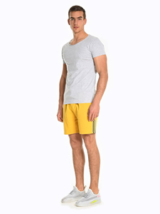Logo personnalisé Short de course décontracté pour hommes avec doublure de compression Short d'entraînement de gymnastique en toile avec poche Service OEM - Product Image 5