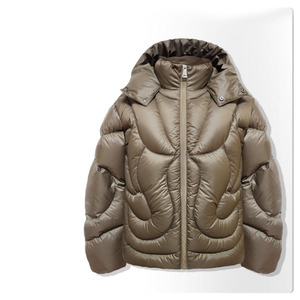 Manteau d'hiver en duvet personnalisé avec logo OEM Veste matelassée à capuche Streetwear Veste épaississante pour homme Manteau Veste pour homme - Product Image 1