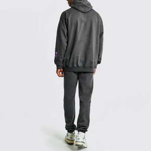 Vente en gros 2025 Survêtements respirants sérigraphiés pour hommes de taille XXL sur mesure Ensemble d'hiver de grande taille avec logo personnalisé - Product Image 4