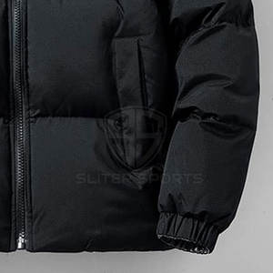 Chaqueta de burbujas de invierno ajustada informal para hombre 2024, estilo de lona de poliéster 100%, patrón de letras, moda de calle alta a la venta - Product Image 6