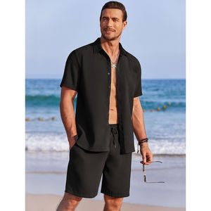 Wholesale Custom <b>T</b>-<b>shirt</b> <b>and</b> <b>Shorts</b> 2 Piece Men Jogging <b>Short</b> <b>Set</b> With Custom Labels <b>Women</b> Summer <b>Shorts</b> <b>Set</b> - Product Image 2