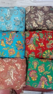 Tela de Chinon de polietileno Floral bordada con sensación de lujo, flujo suave y transpirable para mujeres, niños y niñas, accesorios de moda, uso de Boutique - Product Image 3