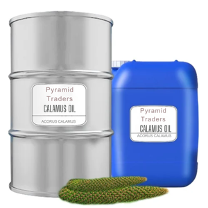 น้ำมันคาลามัส25กก. 180กก. น้ำมันหอมระเหยธรรมชาติออร์แกนิกบริสุทธิ์ใช้ในยาสมุนไพรขจัดอาการไม่สบายเพิ่มความอยากอาหาร - Product Image 1